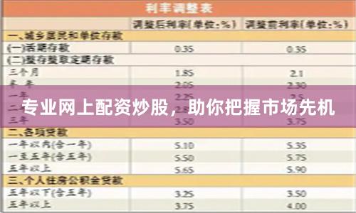 专业网上配资炒股，助你把握市场先机
